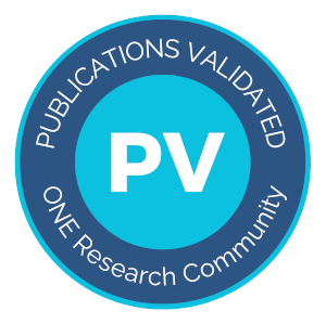 Publication Record Validated badge
